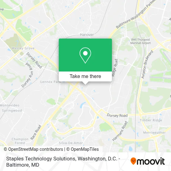 Staples Technology Solutions map