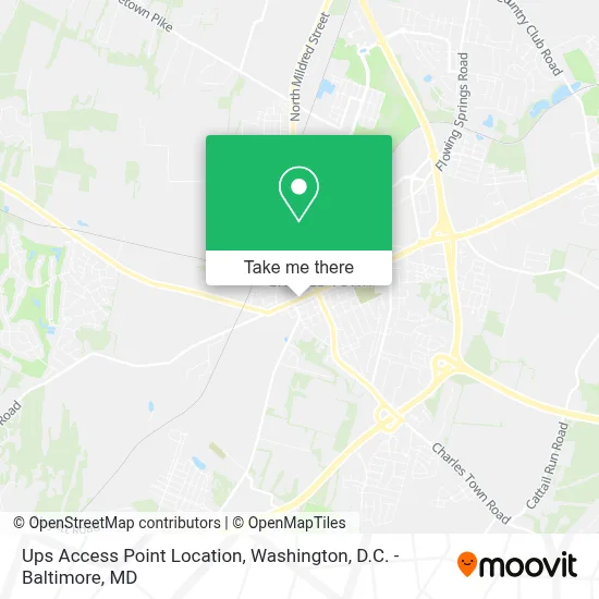 Ups Access Point Location map