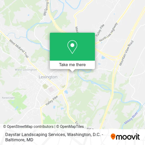 Daystar Landscaping Services map