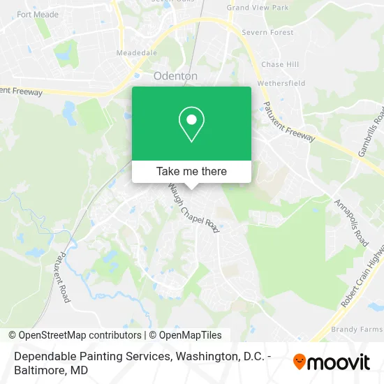 Dependable Painting Services map