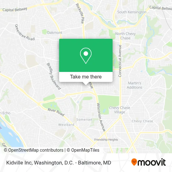 Kidville Inc map