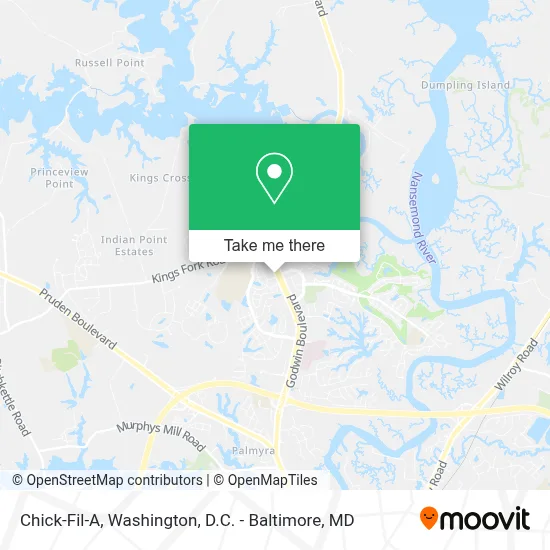 Chick-Fil-A map