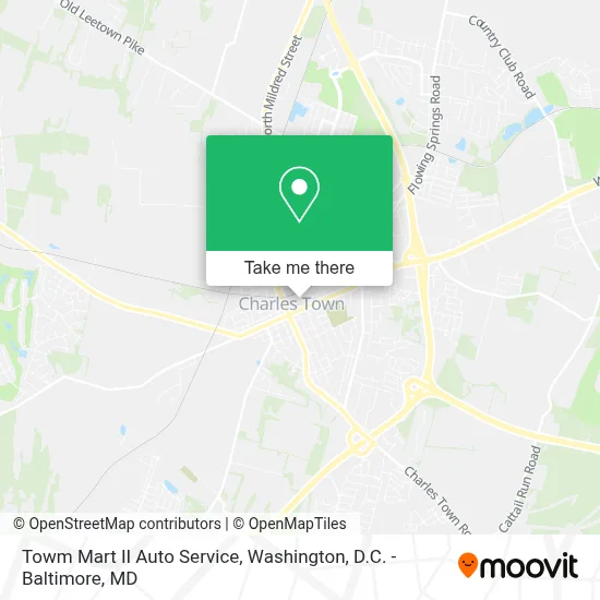 Towm Mart II Auto Service map
