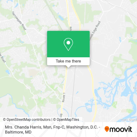 Mrs. Chanda Harris, Msn, Fnp-C map