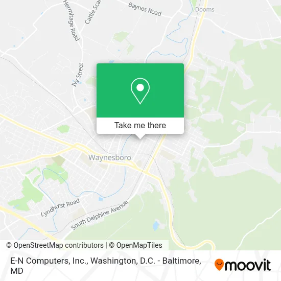 E-N Computers, Inc. map
