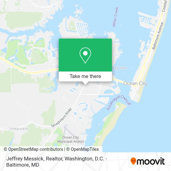 Jeffrey Messick, Realtor map