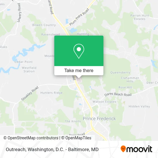 Outreach map