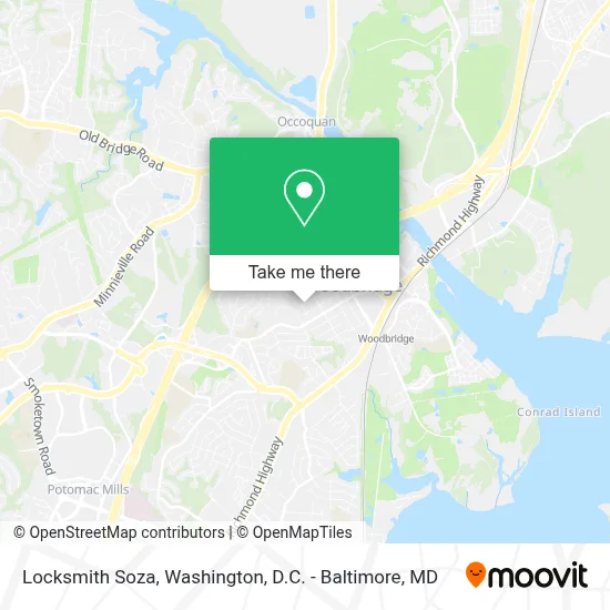Locksmith Soza map