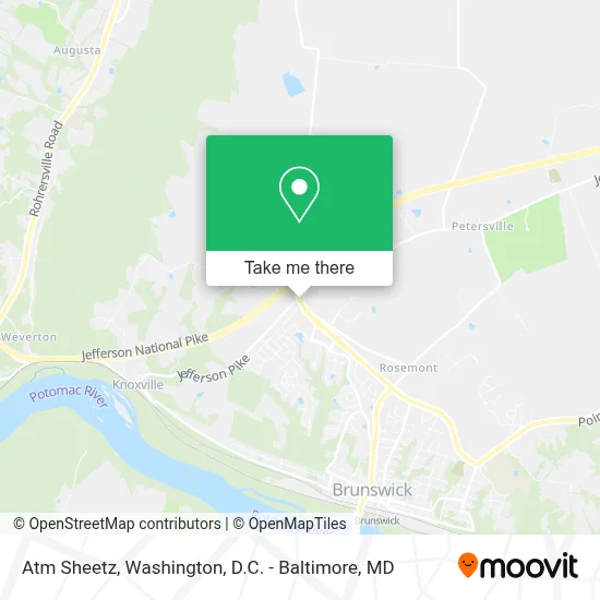 Atm Sheetz map