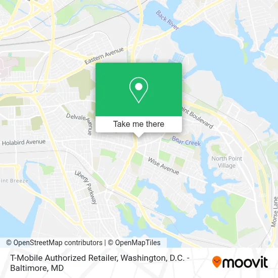 T-Mobile Authorized Retailer map