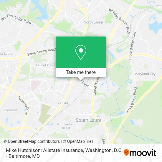 Mike Hutchison: Allstate Insurance map