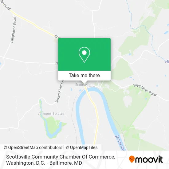 Scottsville Community Chamber Of Commerce map