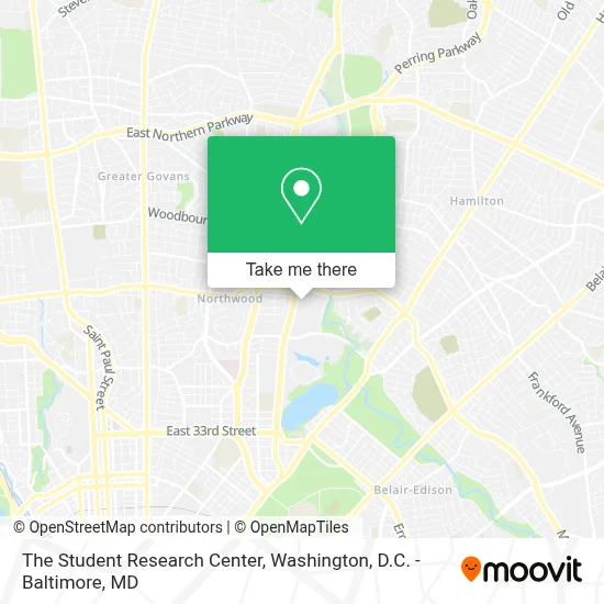 The Student Research Center map
