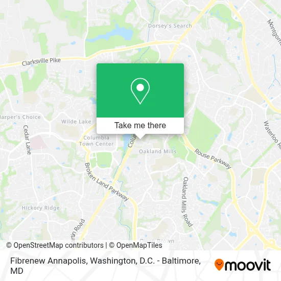 Fibrenew Annapolis map