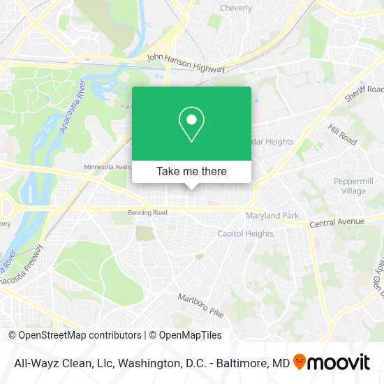 All-Wayz Clean, Llc map
