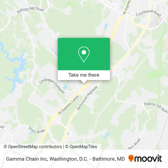 Gamma Chain Inc map