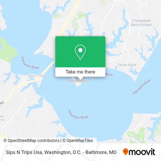 Sips N Trips Usa map