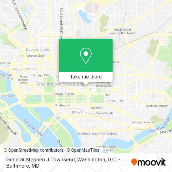 General Stephen J Townsend map