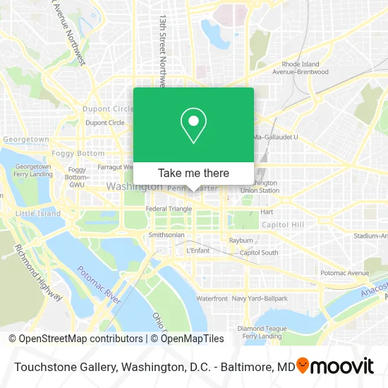 Touchstone Gallery map