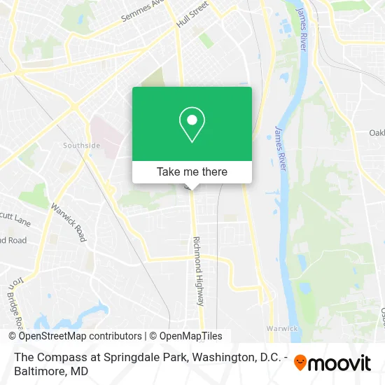 The Compass at Springdale Park map