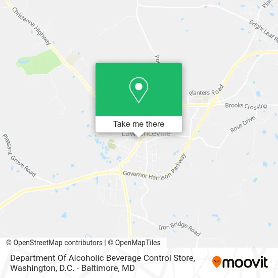 Department Of Alcoholic Beverage Control Store map