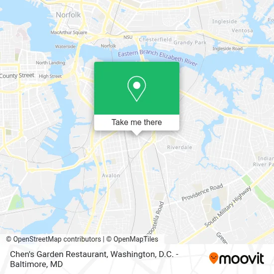 Chen's Garden Restaurant map