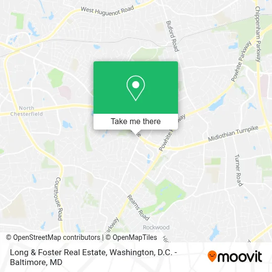 Long & Foster Real Estate map