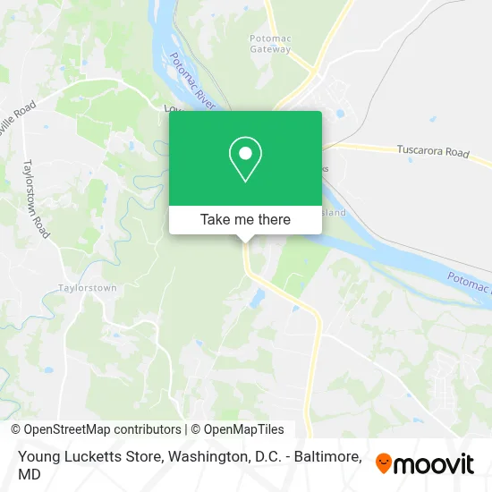 Young Lucketts Store map