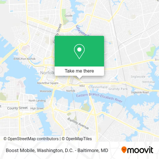 Boost Mobile map