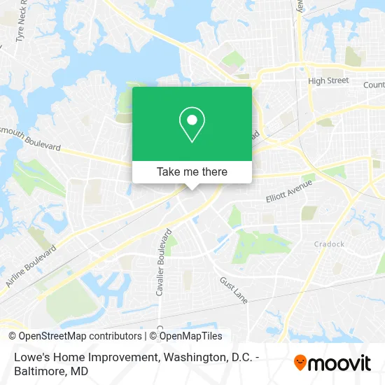 Lowe's Home Improvement map
