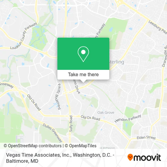 Vegas Time Associates, Inc. map