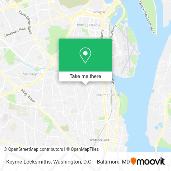 Keyme Locksmiths map