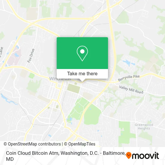 Coin Cloud Bitcoin Atm map