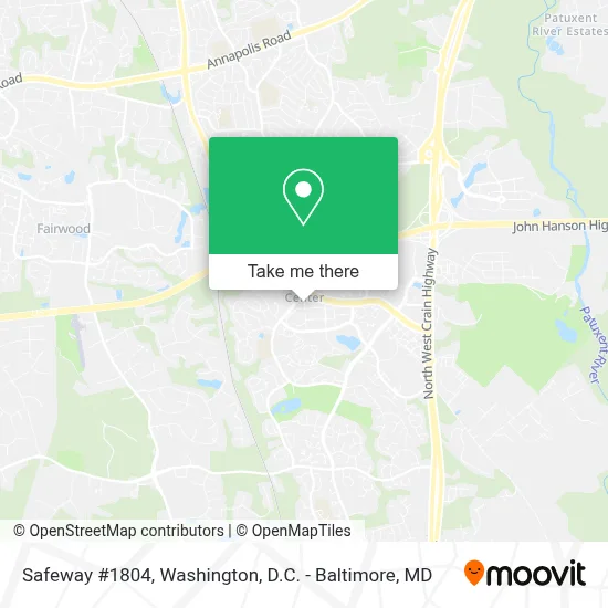 Safeway #1804 map