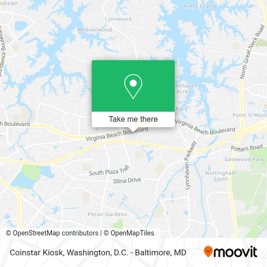Coinstar Kiosk map