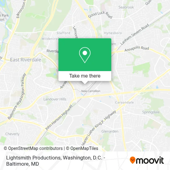 Lightsmith Productions map