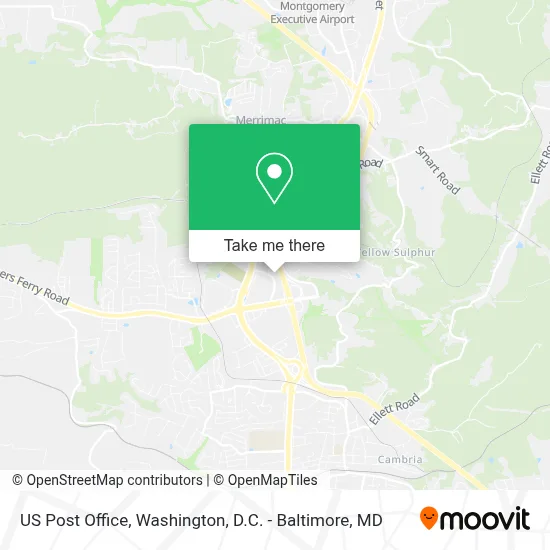 Us Post Office map