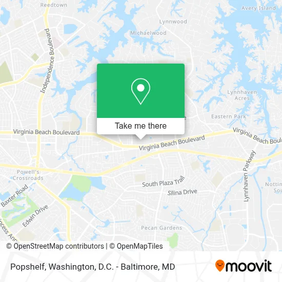 Popshelf map