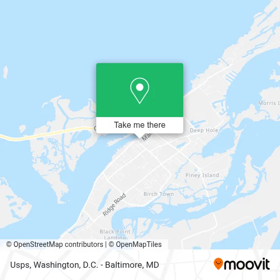 Usps map
