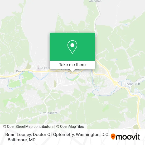 Brian Looney, Doctor Of Optometry map