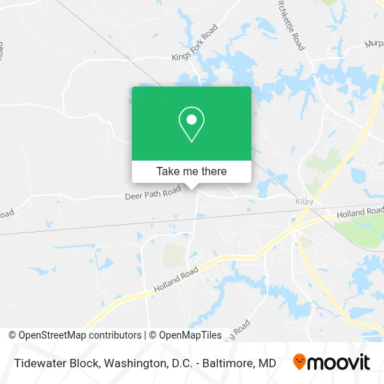 Tidewater Block map