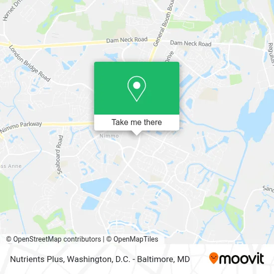 Nutrients Plus map