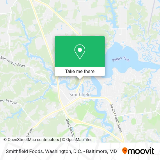 Smithfield Foods map