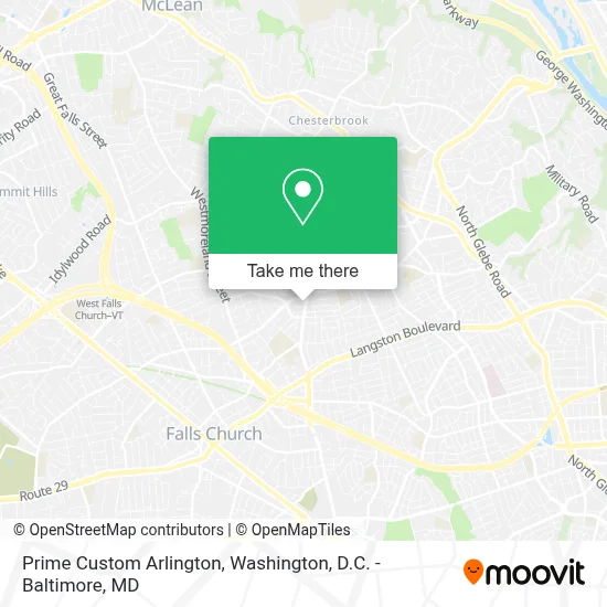 Prime Custom Arlington map