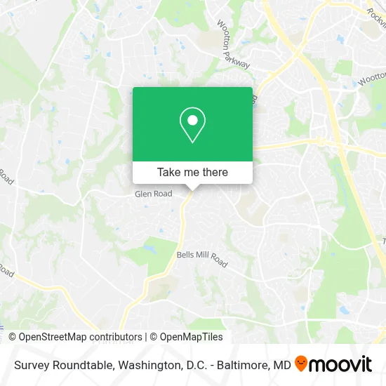 Survey Roundtable map