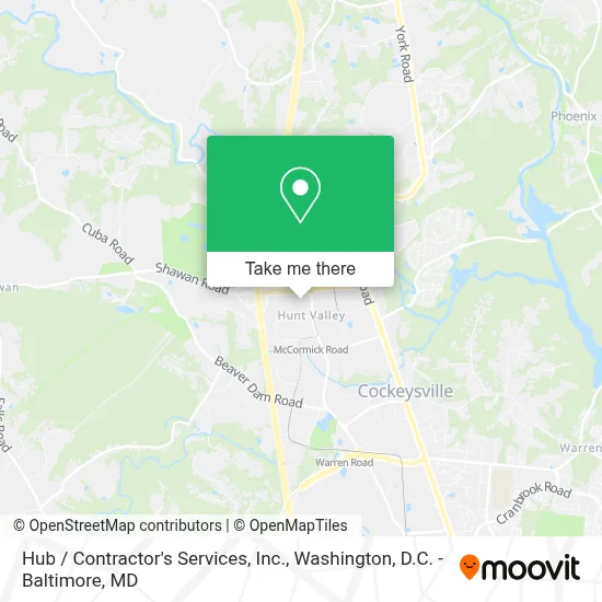 Hub / Contractor's Services, Inc. map
