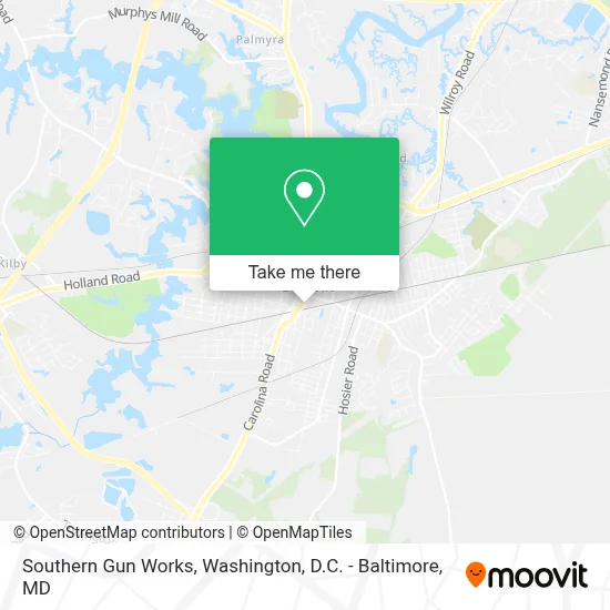 Southern Gun Works map
