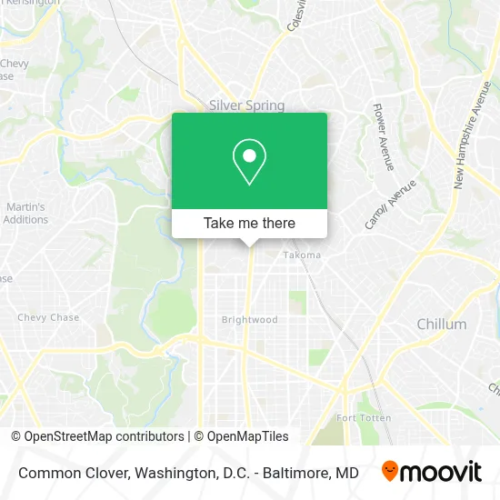Common Clover map