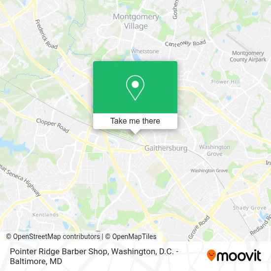 Pointer Ridge Barber Shop map