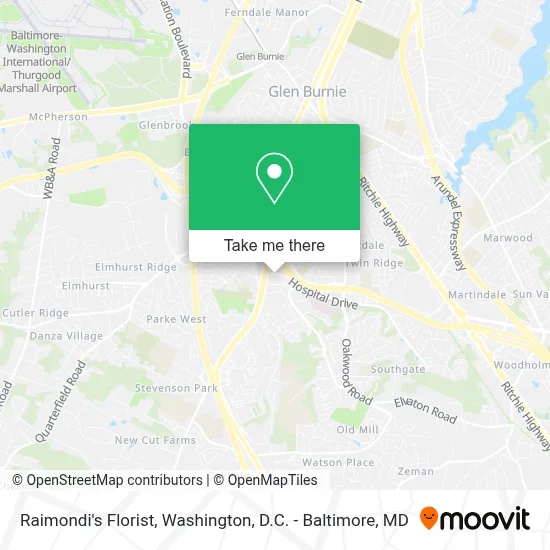 Raimondi's Florist map